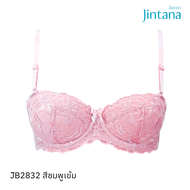 Jintana เสื้อชั้นใน (เสริมโครง) รุ่น Basic Bra รหัส JB2832 สีชมพูเข้ม