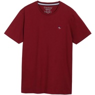 OASIS ติดโปรไซร์ SM เสื้อยืด ผู้ชาย คอกลม เสื้อยืดผู้ชาย cotton100% รุ่น MTC-1715 สีดำ  เทาดำ  กรมท่า  แดง  ขาว