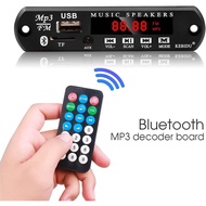 Car MP3 WMA Audio Module USB TF Radio Wireless Bluetooth 5.0 Decoder Board 5.0 DC 5V 12V
