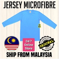 [SALE] Jersi SEA BLUE Long Sleeve QD54 Oren Sport Baju Jersey T-shirt Lengan Panjang Quick Dry Fit Men/Women/Ladies
