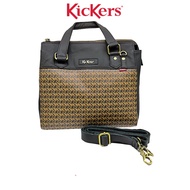 Kickers Monogram Series Coated Canvas + Leather Ladies Hand Bag #KHB79391