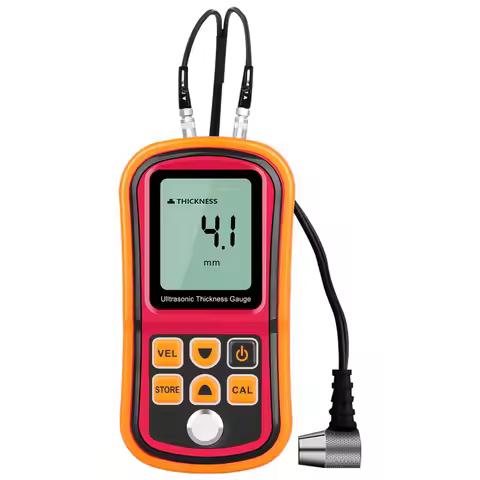 GM100 Thickness Gauge Ultrasonic Metal Testing1.2 to 200MM Voice Sound Velocity Meter Steel Tester P
