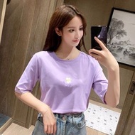 澳洲購入！芋頭粉紫黃色小花T-shirt