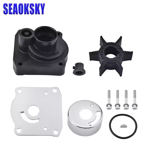 Water Pump Impeller Repair Kit 61N-W0078-11 Fit for Yamaha 4 Stroke F25 25hp 2 STROKE C30 1993-1997 