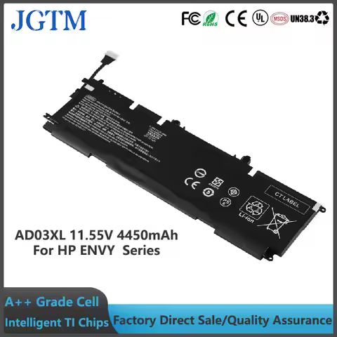 Laptop Battery AD03XL lithium battery li-lon batteries 11.55V 4450mAh for HP ENVY 13-ad004ng HSTNN-D