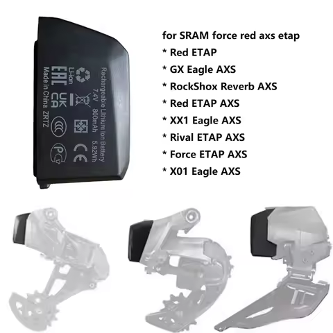 7.4V 800mAh 5.92Wh Battery for SRAM force XX1 X01 GX AXS red black axs etap