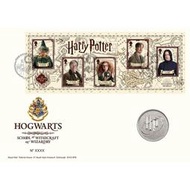哈利波特 英國紀念幣＋郵票組 周邊 紀念品 週邊 收藏品 20週年 硬幣 Harry Potter 霍格華茲