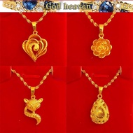 916 gold necklace female 916 real gold pendant clavicle chain gift jewelry