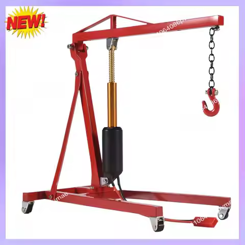 T24C Metal Electric Crane Engine Maintenance Bracket Engine Stand Jack For 1/10 RC Crawler Car Traxx