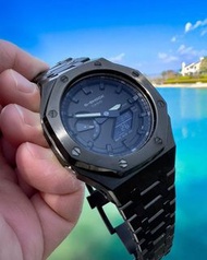 《改裝訂製》G-SHOCK特別限量版 男裝女裝手錶鋼錶 農家橡樹  Casioak Casio G Shock Special Limted Edition GA2100 Luxury Men Lad