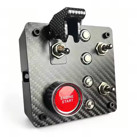 PC Simracing Game Control Box MINI Button Box for European Truck American Truck for Thrustmaster MOZ