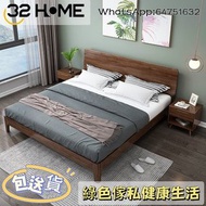 E0環保木蠟油實木床 油壓床 儲物床 床架 bed 雙人床 單人床 4尺床 5尺床 6尺床（Free delivery）F-H3H6604-x