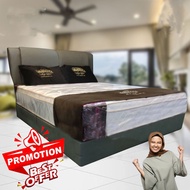 ⚡️ PROMOTION ⚡️ HR Hotel Grey Leather Divan / Bed Base / Katil - King /Queen /Super Single /Single (