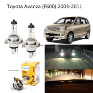 (2pcs) Philips Headlamp HeadLight H4 12V 60/55W Light Bulbs for Toyota Avanza (F600) 2003-2011