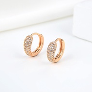 Agate 158E Anting Titanium Wanita Anti Karat Dan Anti Luntur Asli Dewasa Panjang Silver Jewerly Ori 