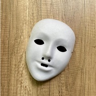 Plain White Paper Mask for Children Kids' Size Kids' Painting Mask White Craft Craft