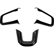 1 Set Steering Wheel Cover Trims for Jeep Wrangler JL JLU 18-24 for Jeep Gladiator JT 2 Door 4 Door 