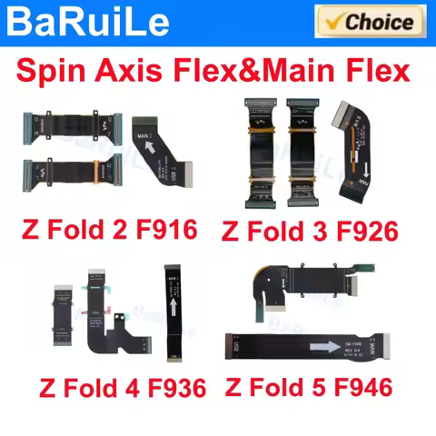 Spin Axis Flex Hinge Cable For Samsung Z Fold 6 5 4 3 2 1 F916 F926 F936 F946 F956 Main Board LCD Co