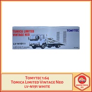 Tomytec Tomica Limited Vintage TLV Neo TLVN LV-N191a LVN191a Isuzu ELF Loader Hauler Truck White