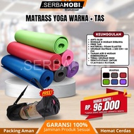 SERBA HOBBIES - 8mm Thickness Sports Mat Complete with BagTALI Thick Yoga Mat/ 1.85cm long Matt Yoga