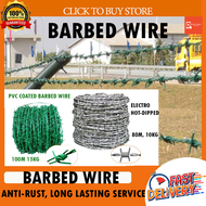 BARBED WIRE HOT DIPPED AND ELECTRO GALVANIZED STEEL FENCE /ANTI-CLIMB /ANTI-RUST /TUSOK TUSOK NA ALA