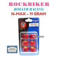 1set ROCKBIKER ROLLER RACING YAMAHA NMAX 11GRAM ROLLER RACING 11GRAM 11G ROLLER N-MAX RACING ROLLER 