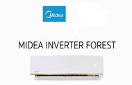 เครื่องปรับอากาศ Midea 9,040BTU Inverter ประหยัดไฟ R32 คอยล์ทองแดง