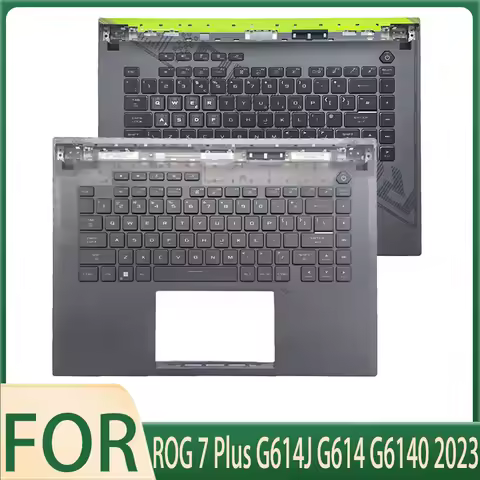 New/org For ROG 7 Plus G614J G614 G6140 2023 Laptop Palmrest Case Keyboard US English Version Upper 
