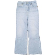 Levi's PREMIUM MATH CLUB FLARE BERNAL SYMBOLS 高腰喇叭牛仔褲 A0944-0001 26 深靛藍色 - 做舊拉鍊牛仔褲 BIG E 下裝 [二手] [Le