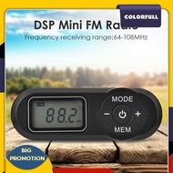 [Colorfull.sg] LCD Digital Display Mini Pocket Radio Retro Rechargeable FM Player Receiver