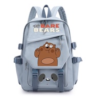 Student Backpack Cartoon We Bare Bears Backpack Computer Backpack Boys Girls School Bag