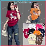 Women's Medium Fit T-Shirt B999 BORIP Cotton Fabric Soft, Cool, 4-Way Stretch [LADY CNY]