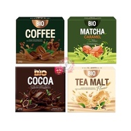 Bio Cocoa ไบโอ โกโก้ / ชามอลต์ / กาแฟ / ชาเขียว 1 กล่อง มี 10 ซอง