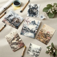 32-Pack Lnk Wash Landscape Postcards – Thick Cardstock, HD Print, Decorative Stickers Included