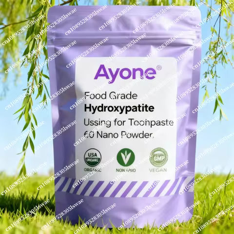 50g-1000g Food Grade Using for Toothpaste 100% Pure Hydroxyapatite 60 Nano Powder, Free Shipping [La