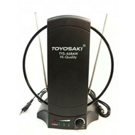 Antena tv dalam indoor + booster toyosaki TYS 468 AW