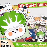 NFS Quiet Book Educational Homemade Book Children's Puzzle DIY Paper Doll Girls Hand Toys Gift