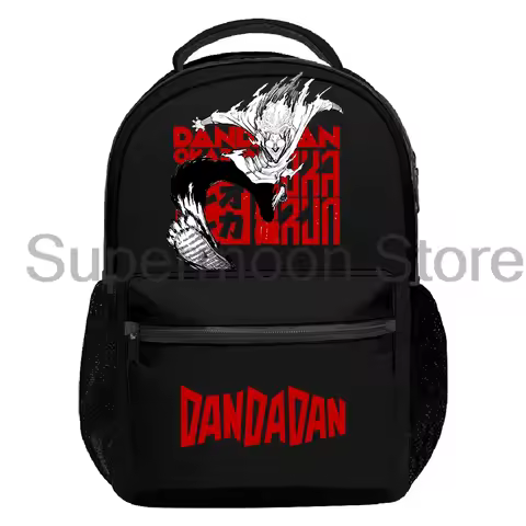 Anime Dandadan Okarun Merch Backpack Women Men Rucksack Casual Travel Bag Packsack Harajuku Outdoor 