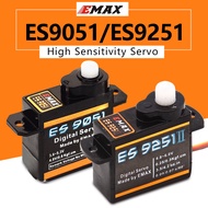 1ps EMAX ES9051 ES9251 4.3g / 2.5G Digital Servo Plastic Gearbox 0.8kg Torque for 3D F3P Aircraft
