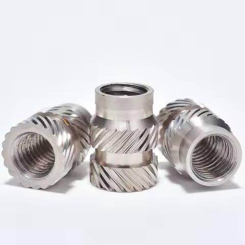 5-50pcs 304 Stainless Steel Heat Insert Nut M2.5 M3 M4 M5 M6 M8 M10 Hot Melt Injection Molding Threa