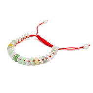 【正佳珠寶】翡翠 古錢平安手串 古錢翡翠手串 A貨緬甸玉 玉手鍊