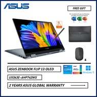 Asus ZenBook Flip 13 OLED UX363E-AHP742WS 13.3'' FHD 2-In-1 Touch Laptop Pine Grey ( I5-1135G7, 8GB, 512GB SSD, Intel, W11, HS )
