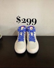 [On Sales Sneakers] Air Jordan 女裝波鞋 Air Jordan 1 Mid SE Flowers 白紫色  FD4331-121