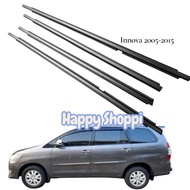 Innova black outer glass rubber seam 2005-2015 Toyota Innova accessories