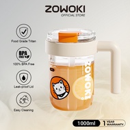 Zowoki SQ9 Duo Drinking Tritan Water Bottle (1000ml)