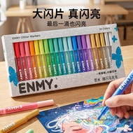 ENMY ENMY Flash Marker Large Particle Glitter Color Marker Light Valve Shiny Glitter Marker