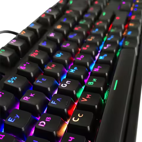 10 Styles Translucent Double Shot PBT 104 Keycaps Engllish/Russian Translucent Backlight Keycaps For