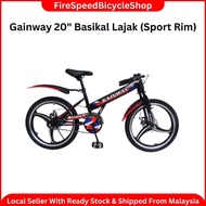 Gainway 20" Bicycle Sport Rim &amp; Disc Brake Bike (Siap Pasang)