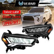 VLAND LED Head Lights For 2014-2022 Toyota 4Runner 5th Gen (N280) Reflection W/Sequential&Start-up