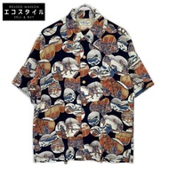 Sun Surf SS37918顏色128 Katsushika Hokusai Chushingura Raid Aloha 襯衫 XL [二手]